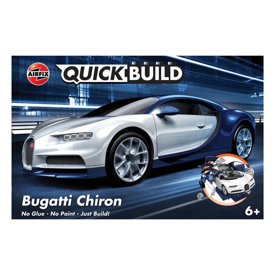 Airfix Quickbuild Bugatti Chiron Model Kit image number 1