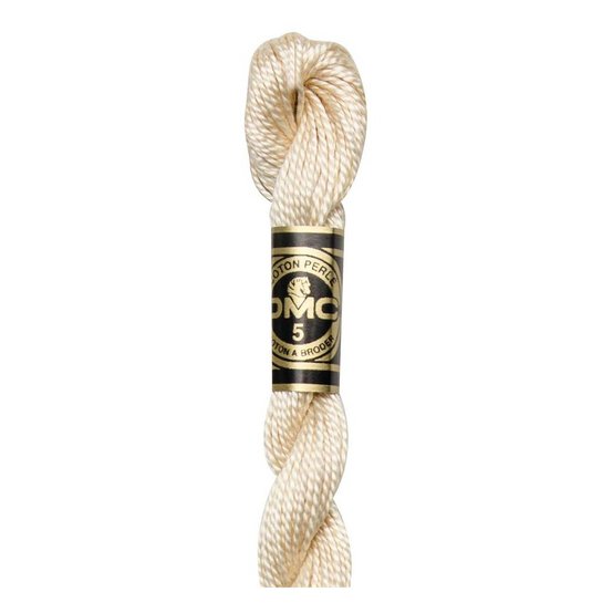 DMC Cream Pearl Cotton Thread Size 5 25m (739) image number 1