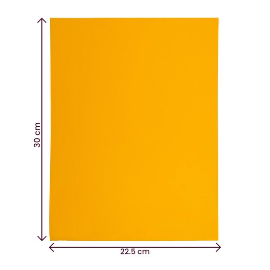 Mustard EVA Foam Sheet 22.5cm x 30cm image number 4