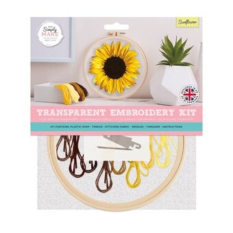 Sunflower Transparent Embroidery Kit 
