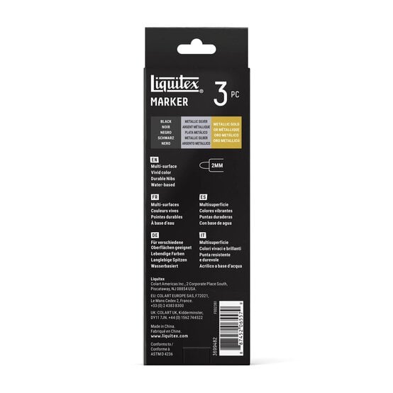 Liquitex Accent Markers 2mm 3 Pack  image number 4