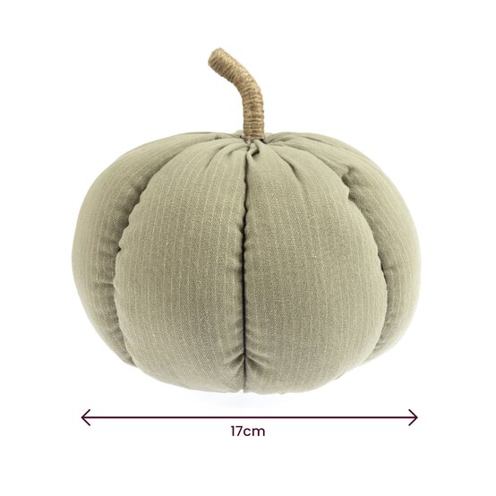 Light Green Cotton Viscose Pumpkin 17cm image number 4
