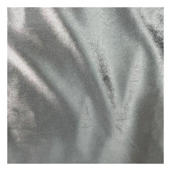 Light Grey Polyester Belissimo Velvet Fabric by the Metre