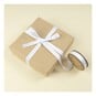 White Double-Faced Satin Ribbon 12mm x 5m image number 3