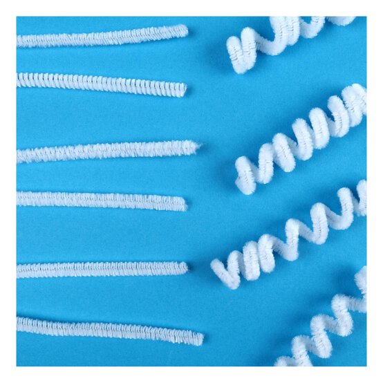 White Pipe Cleaners 12 Pack image number 3