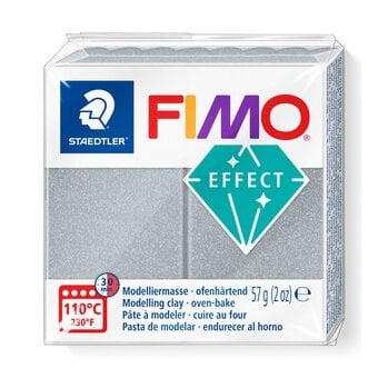 Fimo Effect Metallic Silver Modelling Clay 57g