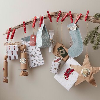 How to Make a Papercraft Christmas Advent Calendar