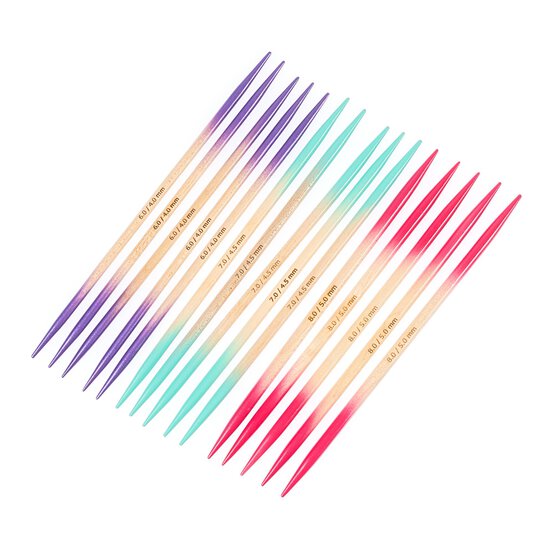 Knitcraft Double Ended Knitting Needles 15 Pack image number 1