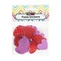 Holographic Heart Foam Stickers 25 Pack image number 3