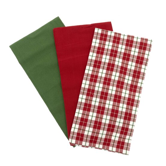 Red and Green Kitchen Towels 3 Pack image number 3