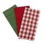 Red and Green Kitchen Towels 3 Pack image number 3