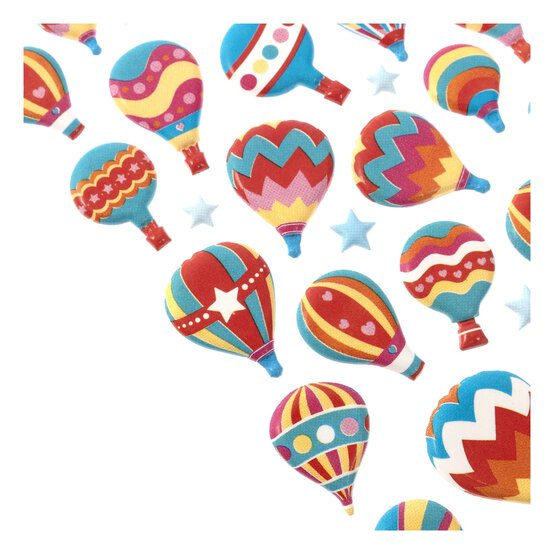 Hot Air Balloon Puffy Stickers image number 3