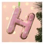 Hanging Felt Letter H Decoration image number 1