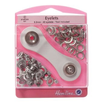 Hemline Nickel Eyelets Starter Kit