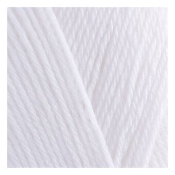 Sirdar White Snuggly 4 Ply Yarn 50g