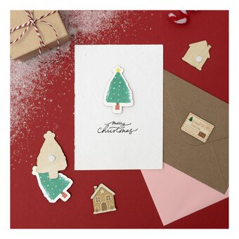 Gingerbread House Wooden Toppers 4 Pack