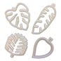 FMM Totally Tropical Leaves Cutters 4 Pieces image number 2
