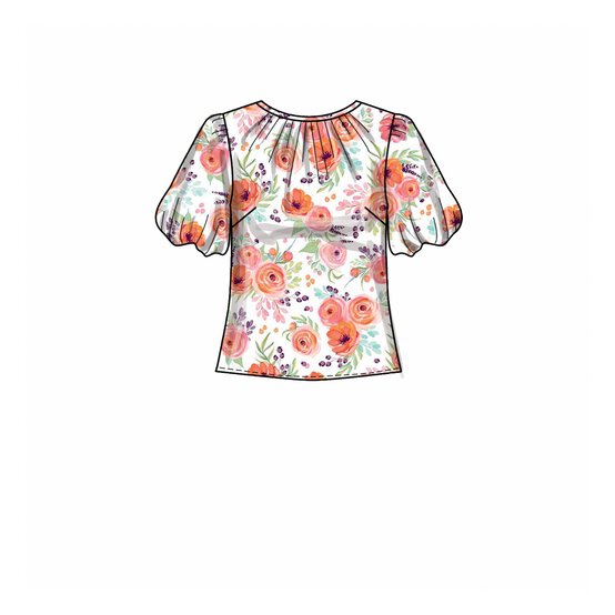 Simplicity Women&rsquo;s Top and Tunic Sewing Pattern S9548 (18-24) image number 5