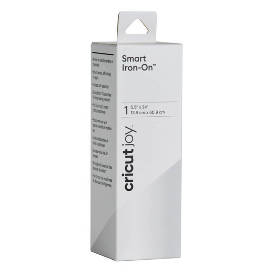 Cricut Joy White Smart Iron-On 5.5 x 24 Inches