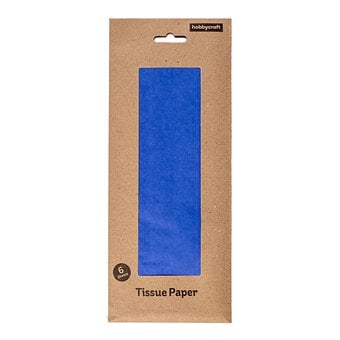 Dark Blue Tissue Paper 50cm x 75cm 6 Pack image number 3