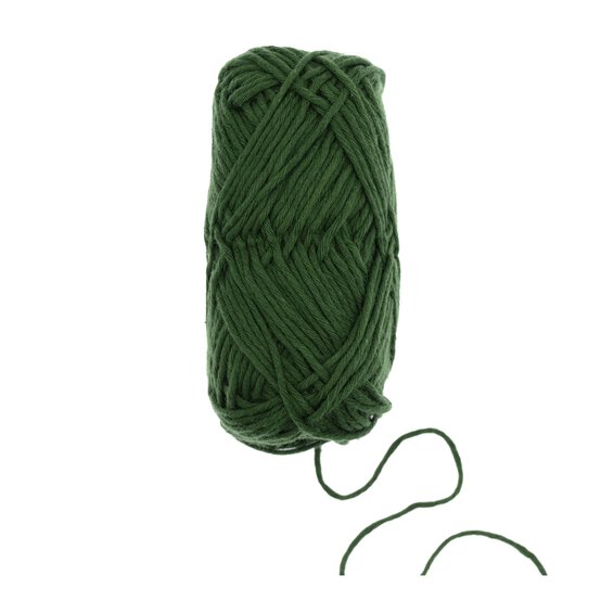 Knitcraft Dark Green Tiny Cotton Friends Yarn 25g image number 3