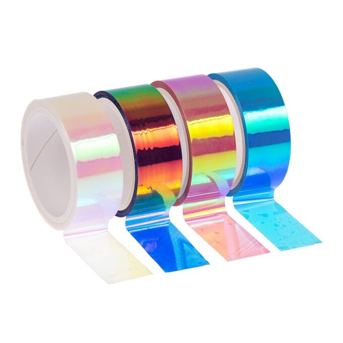 Iridescent Tape 15mm x 5m 4 Pack image number 1