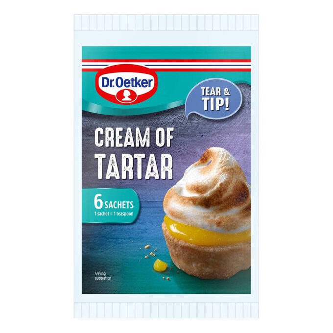 Dr. Oetker Cream of Tartar 5g Sachets 6 Pack image number 1