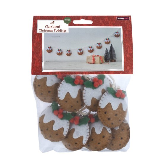 Christmas Pudding Bunting 1.2m image number 3