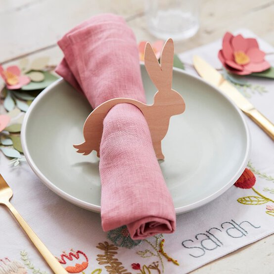 Cricut: How to Make Rabbit Napkin Rings image number 1