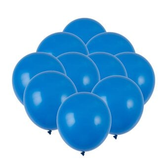 Royal Blue Latex Balloons 10 Pack