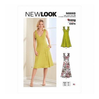 New Look Women's Knit Dress Sewing Pattern N6669
