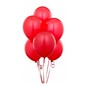 Flame Red Pearlised Latex Balloons 8 Pack image number 1