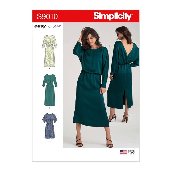Simplicity Women's Dresses Sewing Pattern S9010 (R5 14-22) Size 14