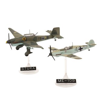 Revell Messerschmitt BF109E and JU87B Stuka Model Set 1:144