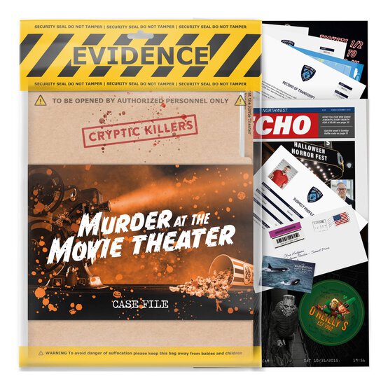 Cryptic Killers: Murder at the Movie Theatre image number 1