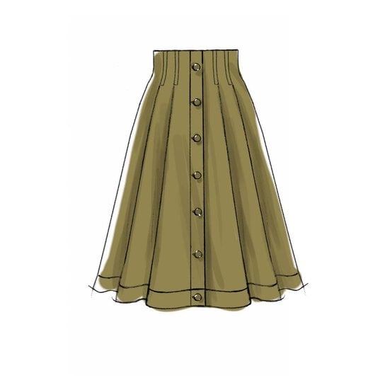McCall&rsquo;s Women&rsquo;s Skirts Sewing Pattern M7906 (14-22) image number 3