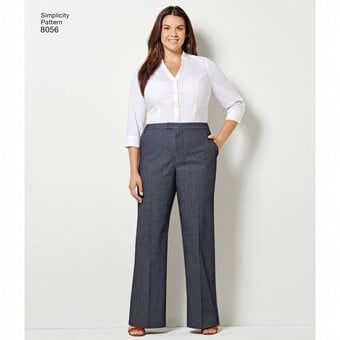 Simplicity Amazing Fit Trousers Sewing Pattern 8056 (10-18) image number 4