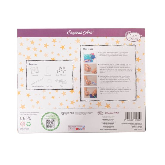 Crystal Art Harry Potter Magical Creatures Notebook Kit image number 5