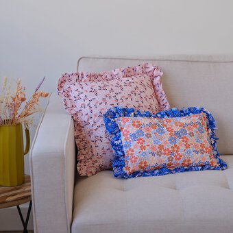 How to Sew Ruffle Cushions