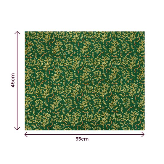 Metallic Holly Fat Quarters 4 Pack image number 6