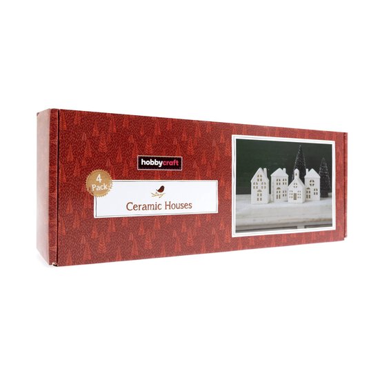 Ceramic Houses 4 Pack  image number 7