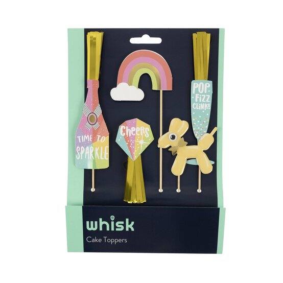 Whisk Celebrate Cake Toppers 5 Pieces image number 5