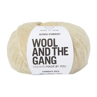 Wool and the Gang Stardust Gold Alpaca Stardust 50g