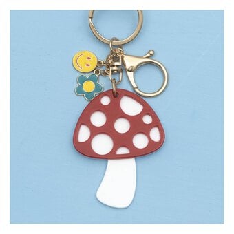 Mushroom Keyring