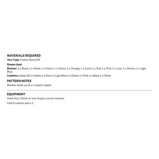 Knitcraft Katie Jones Blanket and Cushions Digital Pattern 0092 image number 2