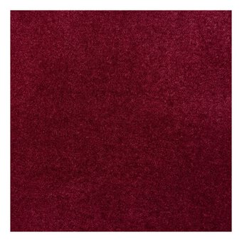 Wine Cotton Velvet Fabric by the Metre