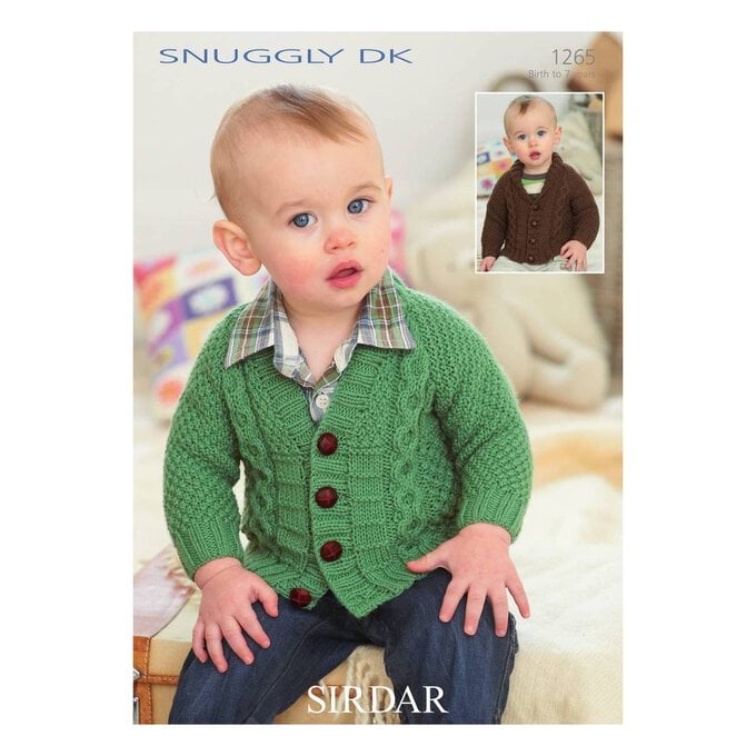 Sirdar Snuggly DK Cardigans Digital Pattern 1265 image number 1