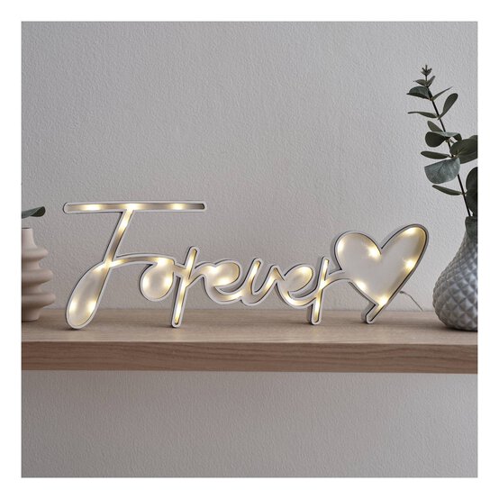 Create & Craft Light-Up Forever Sign image number 2