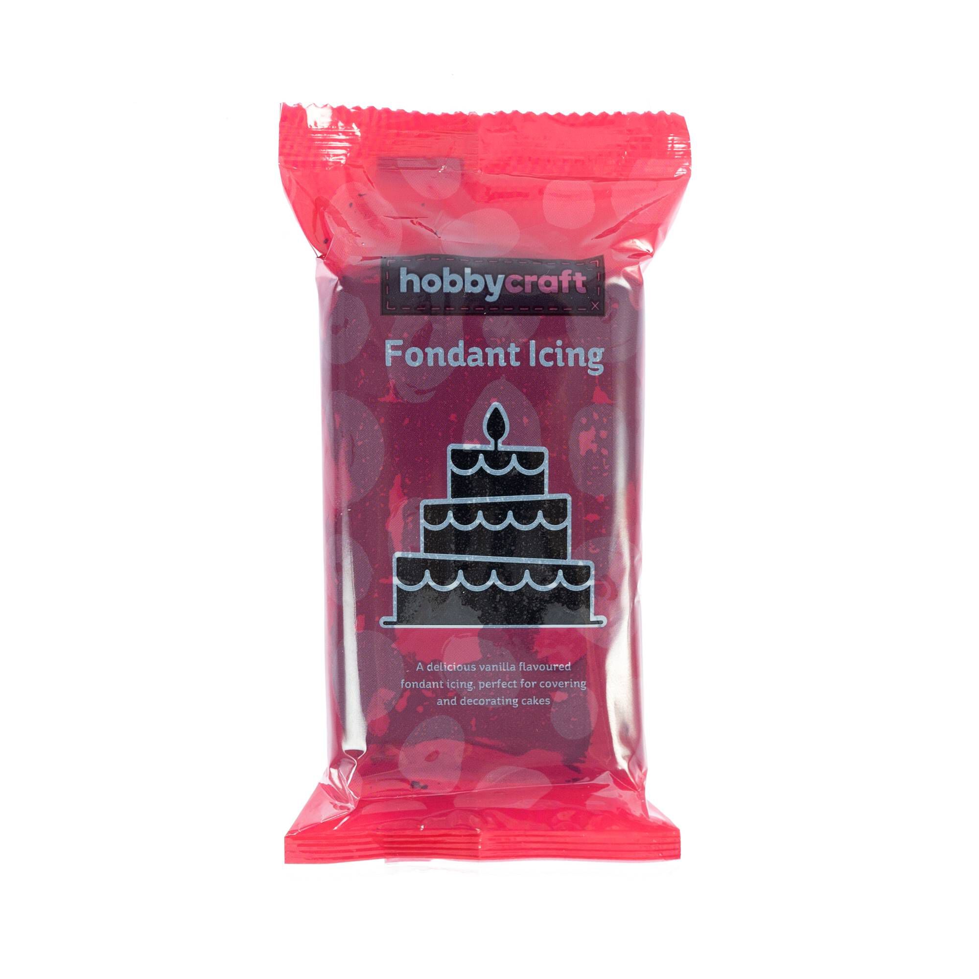 Black Fondant Icing 250g Hobbycraft