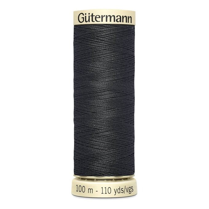 Gutermann Black Sew All Thread 100m (190) image number 1